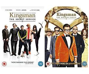 Kingsman 1-2 Complete DVD Collection : Kingsman The Secret Service / Kingsman The Golden Circle