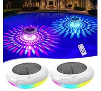 KingSom Luces Flotantes Piscina Solares, Ø35cm Inflables Bolas Luces para Piscina, Luz Solar Piscina Flotante Que Cambian de Color, Impermeables IP68 Bolas de Luz LED para Piscina Jardin - 1 Pieza