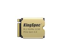 Kingspec 1TB M.2 2230 PCIe Gen4x4 NVMe SSD con Heatsink, velocidades R/W de hasta 5000/4400MB/s, Unidad de Estado sólido Interna con 3D NAND, SSD para Steam Deck, ASUS ROG Ally, Surface Pro (1TB)