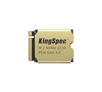 Kingspec SSD de 2TB M.2 2230 PCIe Gen4 NVMe con disipador de Calor, hasta 5000MB/s Interno Solid State Drives, Compatible con Steam Deck, ASUS ROG Ally, Surface Pro, Laptop