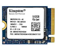 Kingston 512 GB M.2 2230 PCIe Gen 4.0x4 NVMe SSD TLC NAND (velocidades de hasta 4700 MB/s) OM3PGP4512Q-A0 compatible con mini PC Steam Deck Surface Ally