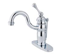 Kingston Brass KB1401BL Victorian Mono Block Bathroom Faucet Polished