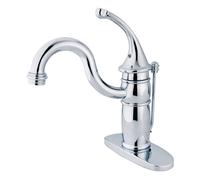 Kingston Brass KB1401GL Single-Handle 4 in. Centerset Bathroom Faucet