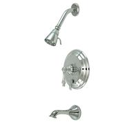 Kingston Brass KB36310AL Restoration Tub & Shower Faucet Polished Chr