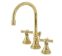 Kingston Brass KS2982ZX Millennium Widespread Bathroom Faucet with Bra