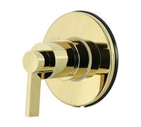 Kingston Brass KS3032NDL NuvoFusion Válvula desviadora de tres vías con kit de ajuste, latón pulido