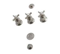 Kingston Brass Millennium KB6328ZX 3-Handle Bidet Faucet Brushed Nick