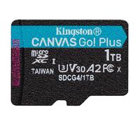Kingston Canvas Go Plus 1TB microSDXC Tarjeta de Memoria Clase 10 UHS-I U3 V30 A2 Lectura 200MB/s Single Pack