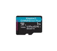 Kingston Canvas Go Plus microSDXC Tarjeta de Memoria Gen4 200MB/s A2 U3 V30 1TB con Adaptador-SDCG4/1TB
