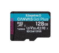 Kingston Canvas Go Plus microSDXC Tarjeta de Memoria Gen4 200MB/s A2 U3 V30 128GB Paquete Individual sin ADP-SDCG4/128GBSP
