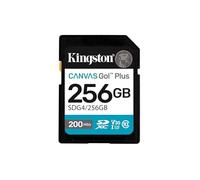 Kingston Canvas Go Plus SDXC Tarjeta de Memoria Gen4 200MB/s C10 UHS-I U3 V30 256GB-SDG4/256GB