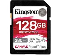 Kingston Canvas React Plus 128 GB SDXC UHS-II V60 Clase 10