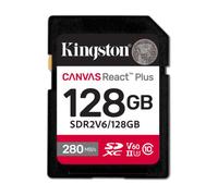 Kingston Canvas React Plus V60 SD 128GB - Tarjeta SDXC