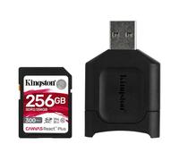 Kingston Canvas React Plus SDXC 256GB UHS-II U3 V90 Clase 10 + Lector SD MobileLite Plus UHS-II
