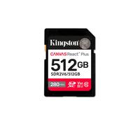 Kingston Canvas React Plus V60 SD 512GB - Tarjeta SDXC
