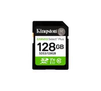 Kingston Tarjeta de Memoria SD Canvas Select Plus 128GB SDXC Gen3 150MB/s C10 UHS-I U1 V10-SDS3/128GB