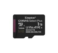 Kingston Canvas Select Plus Tarjeta de Memoria microSD 1TB micSDXC Gen3 150R A1 Adaptador de SD no Incluido - SDCS3/1TBSP