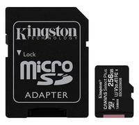 Kingston Technology Canvas Select Tarjeta micSDXC Plus 100R A1 C10 de 256 GB + ADP