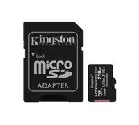 Tarjeta de Memoria Kingston CANVAS Select Plus 256GB microSD XC con Adaptador/ Clase 10/ 100MBs