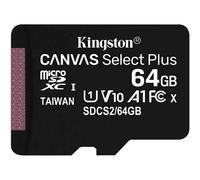 Kingston Canvas Select Plus MicroSDXC 64GB UHS-I U1 V10 Clase 10