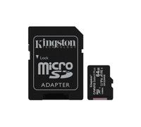 Kingston Canvas 64GB Clase 10 UHS c/Adap - Tarjeta MicroSD