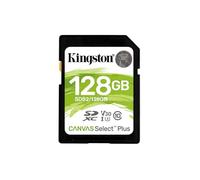 Kingston Technology Tarjeta SDXC Canvas Select Plus 100R C10 UHS-I U3 V30 de 128GB