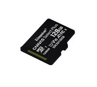 Kingston Technology Paquete de una tarjeta micSDXC Canvas Select Plus 100R A1 C10 de 128 GB sin ADP