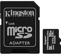 Kingston Canvas Select Plus Tarjeta microSD, SDCS2/32GB Class 10 con Adaptador SD