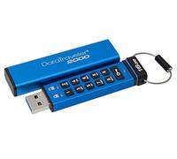 Kingston DataTraveler 2000 DT2000/16GB - Memoria USB 3.0 de 16 GB cifrada con Teclado, Tipo Llave, Sin Especificar