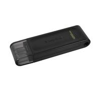 Kingston DataTraveler 70 - DT70/128GB Unidad Flash USB-C, Negro