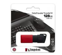 Kingston DataTraveler Exodia M Unidad Flash USB 128GB USB 3.2 Negro/Rojo