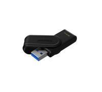 Kingston DataTraveler Exodia S Unidad Flash USB - 64GB - USB 3.2 Gen 1 - USB Type A - Negro/Negro - DTXS/64GB