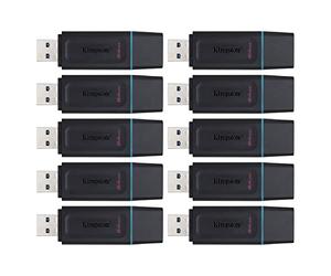 Kingston DataTraveler Exodia - Unidad Flash (64 GB, DTX/64 GB, 10 Unidades)