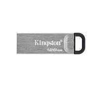 Kingston DataTraveler Kyson USB 3.2 Gen 1 Memoria USB 128GB - con Elegante Carcasa metálica sin capuchón