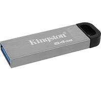 Kingston DataTraveler Kyson USB 3.2 Gen 1 Memoria USB 64GB - con Elegante Carcasa metálica sin capuchón