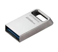 Kingston Technology DataTraveler Micro unidad flash USB 256 GB USB tipo A 3.2 Gen 1 (3.1 Gen 1) Plata