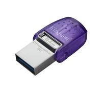 Kingston DataTraveler microDuo 3C Unidad Flash USB64GB USBGen 3 Type - C y Type - A - DTDUO3CG3/64GB, Morado
