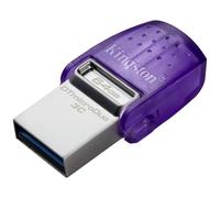 Kingston DataTraveler microDuo 3C Unidad Flash USB64GB USBGen 3 Type - C y Type - A - DTDUO3CG3/64GB, Morado