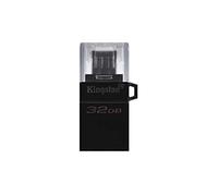 Kingston DataTraveler microDuo3 G2 - DTDUO3G2/32GB Unidad Flash microUSB y USB Tipo A para Android OTG, Negro