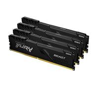 Kingston Technology FURY Beast 128GB 3200MT/s DDR4 CL16 DIMM (Kit de 4) Black