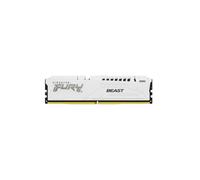 Kingston Fury Beast Blanco DDR5 16GB 6000MT/s CL36 DIMM Memoria Gamer para Ordenadores de sobremesa Módulo único AMD Expo e Intel XMP - KF560C36BWE2-16
