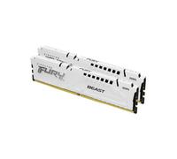 Kingston Fury Beast Blanco DDR5 32GB (2x16GB) 6000MT/s CL36 DIMM Memoria Gamer para Ordenadores de sobremesa Kit de 2 AMD Expo e Intel XMP - KF560C36BWE2K2-32
