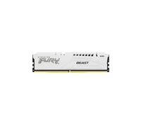 Kingston FURY Beast Blanco DDR5 32GB 6400MT/s CL32 DIMM Memoria gamer para Ordenadores de sobremesa Módulo único AMD EXPO e Intel XMP - KF564C32BWE-32