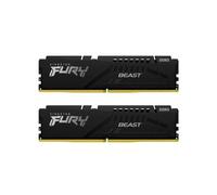 Kingston FURY Beast Negro DDR5 64GB (2x32GB) 6000MT/s CL30 DIMM Memoria gamer para Ordenadores de sobremesa Kit de 2 AMD EXPO e Intel XMP - KF560C30BBEK2-64