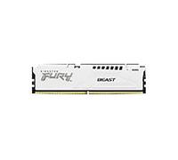 Kingston FURY Beast Blanco DDR5 32GB (2x16GB) 5200MT/s CL36 DIMM Memoria gamer para Ordenadores de sobremesa Kit de 2 AMD EXPO e Intel XMP - KF552C36BWEK2-32