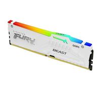 Kingston FURY Beast Blanco RGB EXPO 32GB 5600MT/s DDR5 CL36 DIMM Memoria gamer para Ordenadores de sobremesa Módulo único - KF556C36BWEA-32