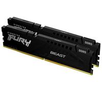 Kingston FURY Beast Negro DDR5 32GB (2x16GB) 6000MT/s CL30 DIMM Memoria gamer para Ordenadores de sobremesa Kit de 2 Intel XMP - KF560C30BBK2-32