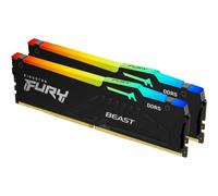 Kingston fury beast negro rgb expo 32gb (2x16gb) 6000mt/s ddr5 cl36 di