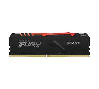 Kingston FURY Beast RGB 16GB 3733MT/s DDR4 CL19 Memoria para Ordenadores de sobremesa Módulo único KF437C19BB1A/16