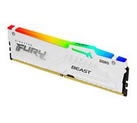 Kingston Fury Beast RGB 32GB 1x32GB 6000MHz CL30 EXPO-XMP Blanco